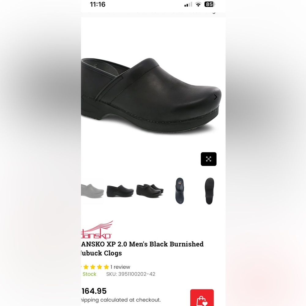 Dansko Black Loafers Slip-On Professional Shoes